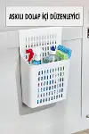 Askılı Dolap Içi Düzenleyici & Sepet Raf Organizeri & Çok Amaçlı Düzenleyici & Deterjanlık Şampuanlı-1