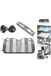 Araç Ön Cam Güneşlik Katlanabilir UV Koruma Ford Focus Renault Megane Skoda Superb Honda Civic-3