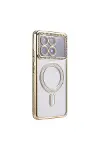 Xiao Poco X6 Pro Joke Simli Magneticsafe Kılıf - Gold-6