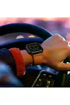 Apple Watch 38mm KR415 Luaz Deri Kordon - Turuncu-2