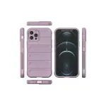 Apple İphone 12 Pro Kılıf Optimum Silikon - Mor-3