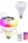 Bluetooth Hoparlör Akıllı Rgb Led Işık Renk Değiştirme Ses Bombası Ampül Görünümlü-3