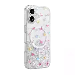 Onegif Apple İphone 17 sk Simli Magsafe Kapak - Desen 4-5
