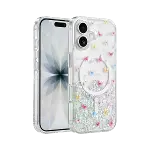 Onegif Apple İphone 17 sk Simli Magsafe Kapak - Desen 4-2