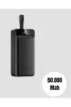 Tüm Cihazlarla Uyumlu 50.000 mAh Powerbank – Yüksek Kapasiteli, LED Gösterge ve Akıllı Koruma Fonksi-2