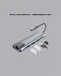 Type‑C Dönüştürücü – 2×USB3.0, SD/MS, 4K HD & RJ45 ile Profesyonel Kullanım-4