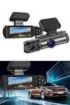 Araç İçi Full Hd Kamera Ön ve Arka Kameralı Ekranlı Araç Kamerası-1