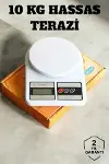 Hassas Terazi 10 kg Kapasiteli, Yüksek Hassasiyetli Dijital Mutfak Tartısı-3