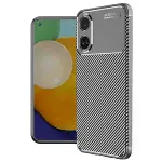 Oppo A60 Kılıf Auto Focus Karbon Kapak - Gri-2