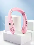 Pembe Şarjlı Boyun Fanı 5 Kademeli Hız Ayarlı Taşınabilir Boyun Tipi Fan-5