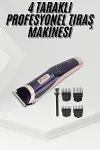 Tıraş Makinesi 4 Başlıklı Paslanmaz Çelik Bıçaklı Tüm Saç Tiplerine Uygun-3