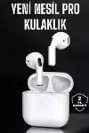 Beyaz Yeni Nesil Pro Bluetooth Kulaklık Yüksek Ses Kaliteli ANC Özelliği-1