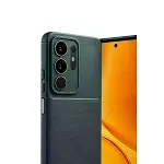Vivo Y29 4g Auto Focus Karbon Kapak - Koyu Yeşil-6