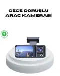 170° Geniş Açılı 3 Kameralı Araç İçi Kayıt Cihazı Gece Görüşlü-1