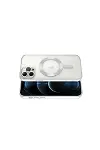 Apple iPhone 13 Pro Kılıf Kross Magneticsafe Kapak - Gümüş-5