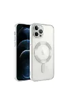 Apple iPhone 13 Pro Kılıf Kross Magneticsafe Kapak - Gümüş-2