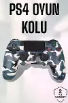 PS4 Oyun Kolu Kamuflaj Desenli Joystick-1