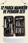 Tırnak Bakımı Tırnak Makası Profesyonel 12 Parça El Ayak Manikür Pedikür Seti-1