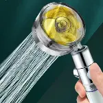 Turbo Pervaneli ve Filtreli Su Tasarruflu 360 Derece Dönebilen Tazyikli Duş Başlığı-2