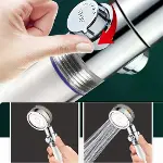 Turbo Pervaneli ve Filtreli Su Tasarruflu 360 Derece Dönebilen Tazyikli Duş Başlığı-5