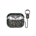 Onegif Apple Airpods 3 (3.nesil) Bright Simli Airpods Kapak - Siyah-1