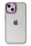 Apple iPhone 14 Plus Kılıf Dora Kapak - Lila-6