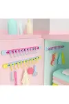 10 Kancalı Raylı Mutfak ve Banyo Düzenleyici Askı 30 cm-1