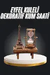 Eyfel Kuleli Kum Saati Dekoratif Hediyelik Eşya Retro Eyfel Kulesi-1