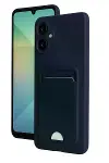 Samsung Galaxy A07 4G Kelvin Kartvizitli Silikon - Lacivert-2