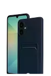 Samsung Galaxy A07 4G Kelvin Kartvizitli Silikon - Lacivert-3