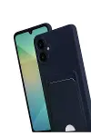 Samsung Galaxy A07 4G Kelvin Kartvizitli Silikon - Lacivert-6