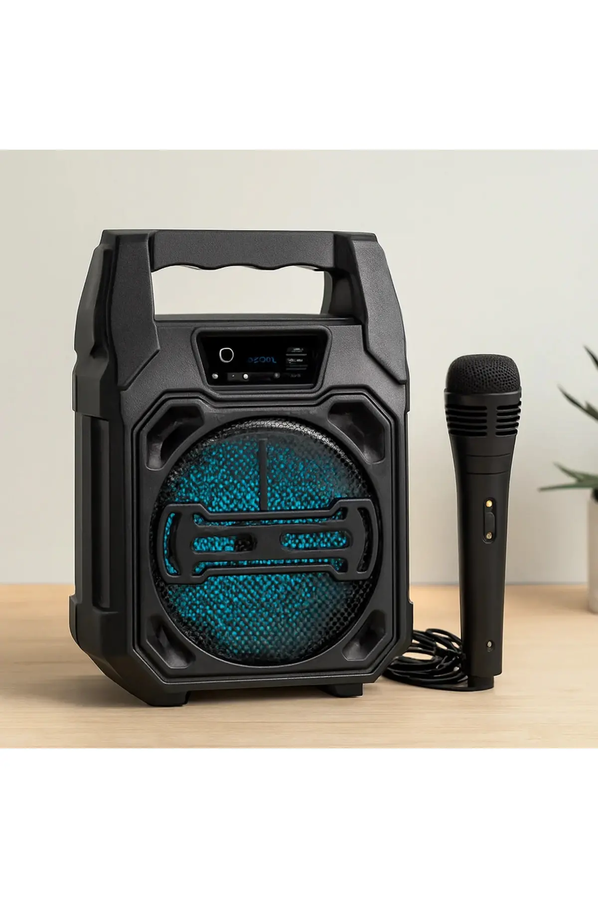 Bluetooth Mikrofonlu Kablosuz Hoparlör 6.5'' USB Şarjlı