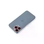 Apple iPhone 12 Pro Max Metal Kamera Lens Koruma Cam - Kırmızı-3