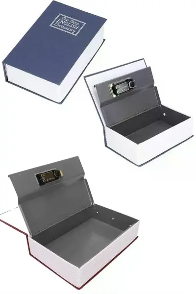 Kilitli Gizli Kasa Sözlük Kumbara Kitap Sözlük Görünümlü 18cm