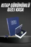Kilitli Gizli Kasa Sözlük Kumbara Kitap Sözlük Görünümlü 18cm-2