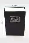 Kilitli Gizli Kasa Sözlük Kumbara Kitap Sözlük Görünümlü 18cm-4