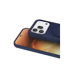 Huawei Honor 600 Regal Magsafe Standlı Kapak - Lacivert-3