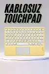 Profesyonel Wifi Q Klavye Bluetooth Klavye Touchpad 10.8 Inç Yeni Nesil-2