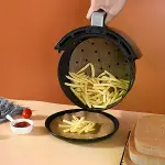 100 Adet Air Fryer Pişirme Kağıdı Tek Kullanımlık Hava Fritözü Yuvarlak Delikli Model-2