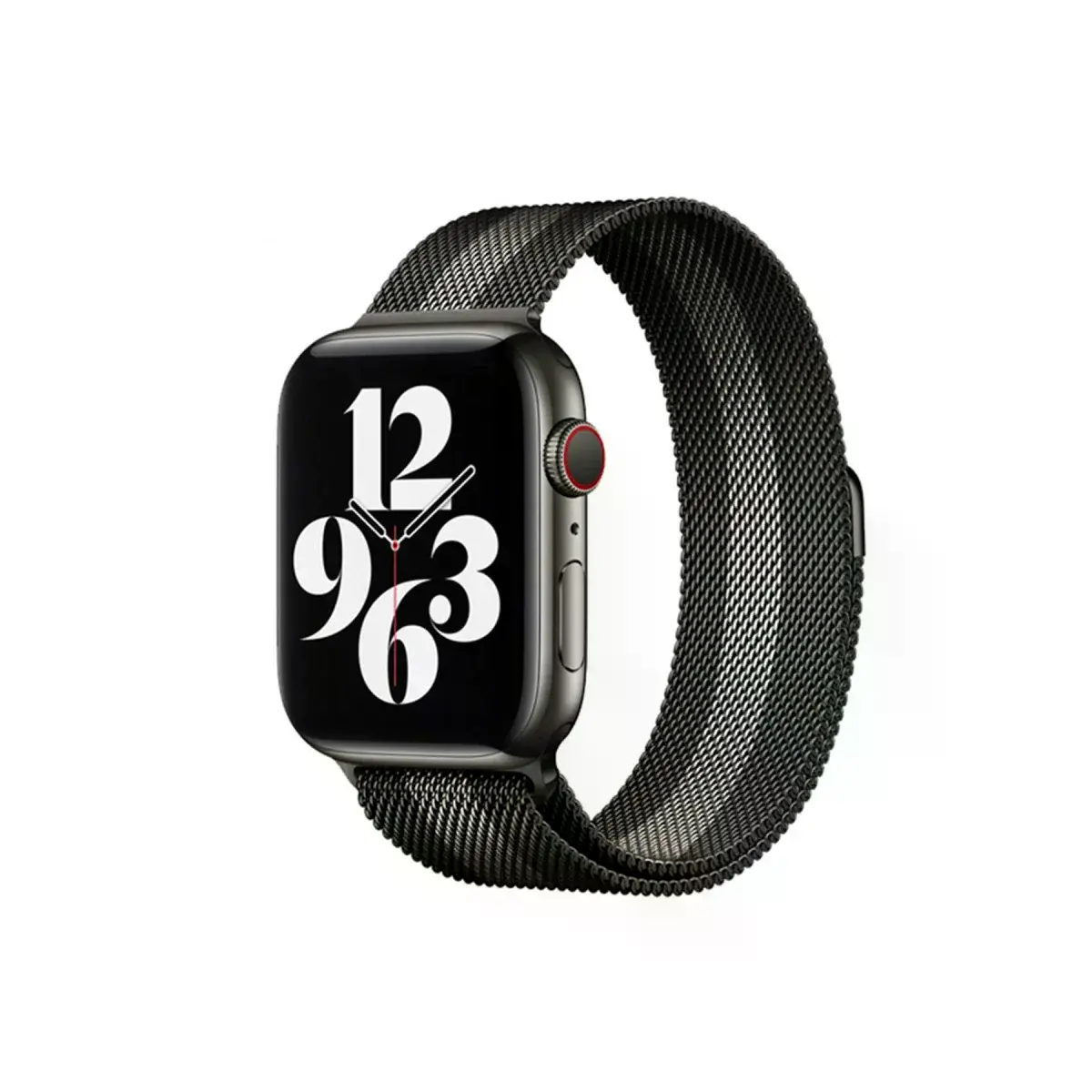 Apple Watch 38mm Metal Mıknatıslı Kordon - Siyah-beyaz