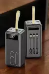 Powerbank 60.000 MAH 4 Portlu Uzun Şarj Süreli Dijital Göstergeli-1