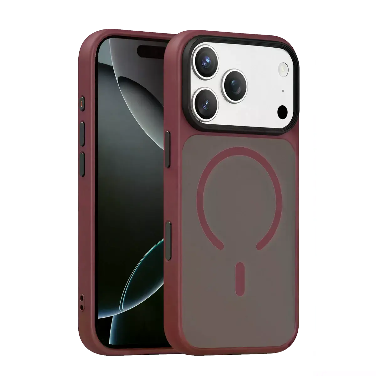 Joko Apple İphone 18 Pro Megane Magsafe Kapak - Bordo
