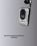 Profesyonel Bluetooth Kulaklık – Klipsli, Titreşimli, Dijital Göstergeli-2