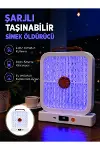 Taşınabilir Şarjlı Sivrisinek Öldürücü 365NM UV Işıklı Beyaz Model-1