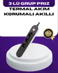 USB Yuvalı Anahtarlı Üçlü Priz 2 Metre Kablolu-1