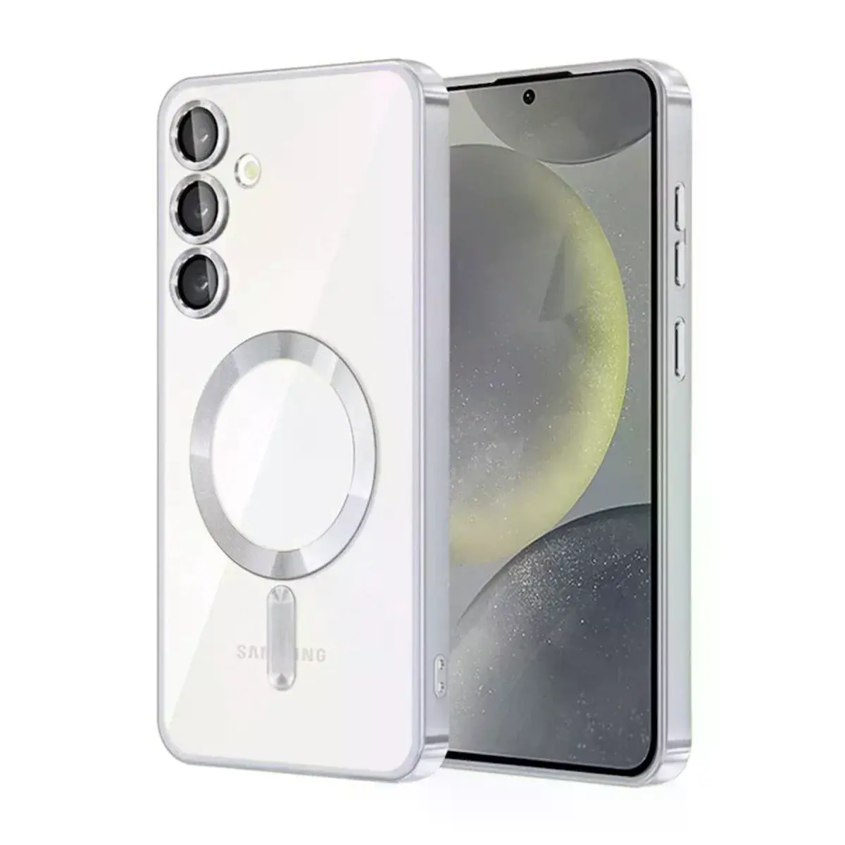 Samsung Galaxy A55 5g Kross Magneticsafe Kapak - Gümüş