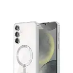 Samsung Galaxy A55 5g Kross Magneticsafe Kapak - Gümüş-4