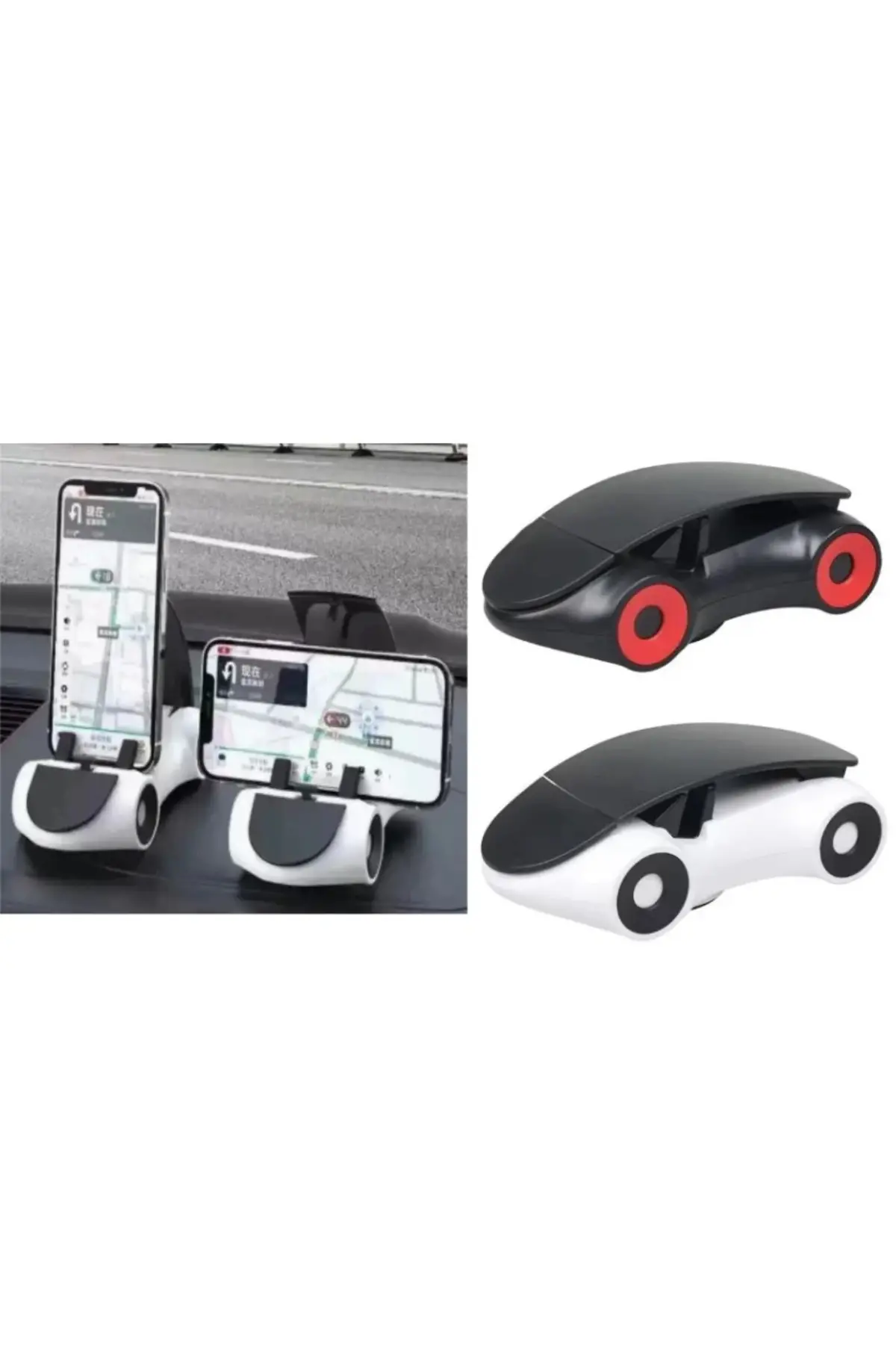 Araba Tasarımlı Araç İçi Telefon Tutucu 360 Dönebilen Ayarlı