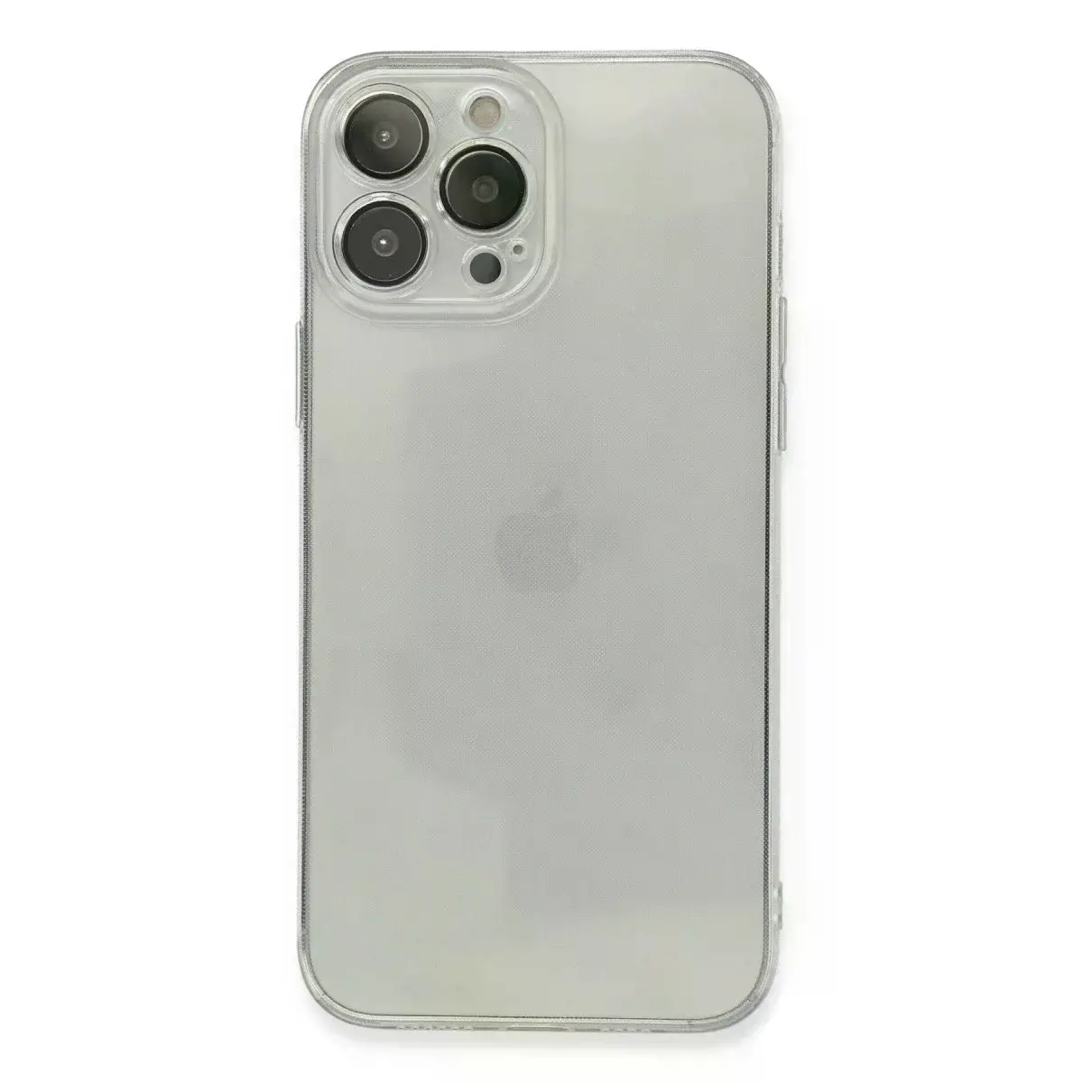 Apple İphone 13 Pro Max Kılıf Fly Lens Silikon - Şeffaf