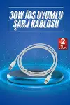 Type-C Ligtning 30W İOS Şarj Kablosu Hızlı Şarj Kablosu-4